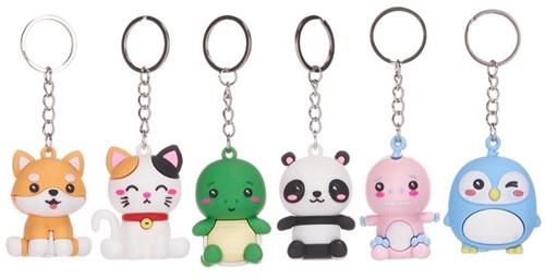Kawaii Kuties Series 2 Sleutelhanger 3D 6 assorti 6cm-3