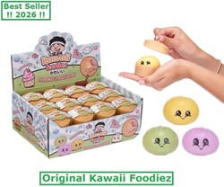 Kawaii Kuties Surprise Squishy Dumpling 5,5cm 3 surtidos in display (24)