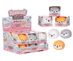 Kawaii Kuties Squishy Shiba 7cm 3 assorted in display (12)