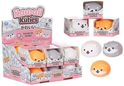 Kawaii Kuties Squishy Shiba 7cm 3 assorted in display (12)