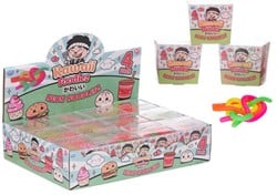 Kawaii Foodiez Neon Noodles in PVC Carry box 4-Pack in display (12)