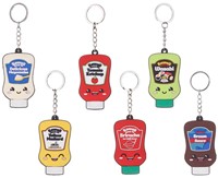 Kawaii Foodiez Sauces Sleutelhanger 2D PVC 6 assorti-3