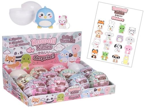 Kawaii Kuties Surprise Capsule 10cm in display (!2)