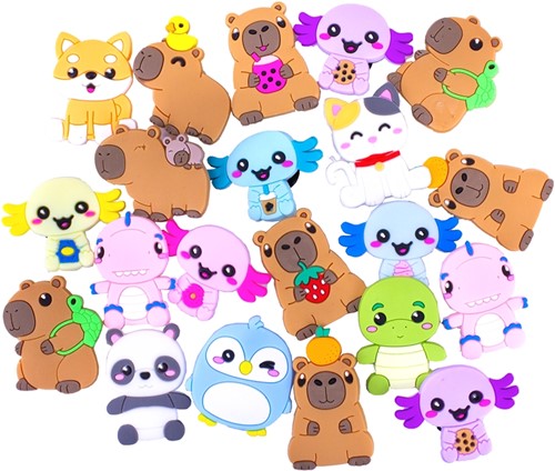 Kawaii Kuties Shoe Charms 6-Pack 7x12cm-3