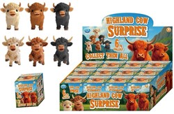 Highland Cow 8cm in blindbox 6 assorted in display (12)