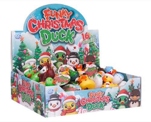 Funky Duck Xmas 5cm 16 assorti in dsiplay (48)-3