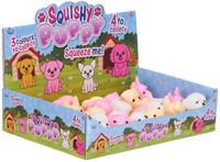 Squishy Puppy 4cm 12 assorted in display (24)-2