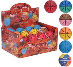 Hi-Bounce Basketball 6,7cm 6 assortitis in display (24)