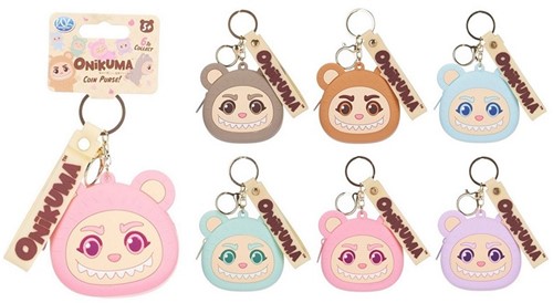 Onikuma llavero Zipped Coin Purse 6 surtidos (+ Strap)