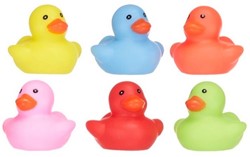 Mini Ducks 6 assorted 4cm