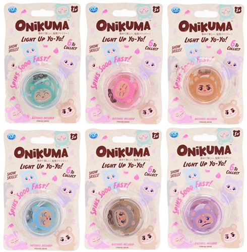 Onikuma Light up Yo Yo 6 assorted