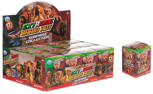 Extreme Brain Rot 8cm Blind Box 12 Assorti Display-3