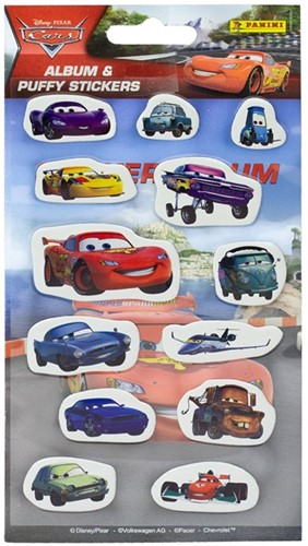 Panini Disney Cars Album & Puffy Stickers 13 teilig 10,5x20,5cm
