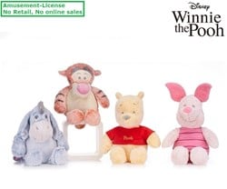 Disney Winnie the Pooh Peluche Snuggle Time 4 assortis 30cm