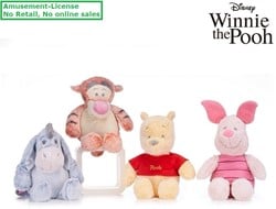 Disney Winnie the Pooh Peluche Snuggle Time 4 assortis 30cm