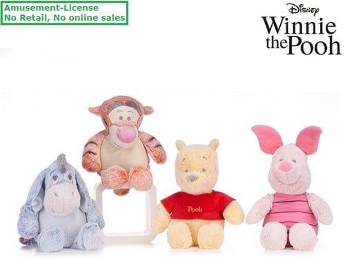 Disney Winnie the Pooh Pluche Snuggle Time 4 assorti 30cm