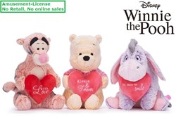 Disney Winnie the Pooh Peluche Sweethearts 3 assortis 30cm