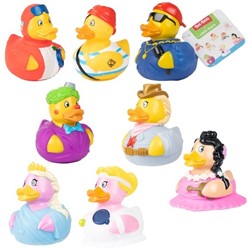 PICCOLE STELLE - Paperelle di gomma per bambini - Festa in maschera + 8 assortite 8x9cm