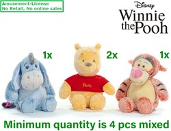 Disney Winnie the Pooh Peluche Snuggle Time 3 surtidos 41cm