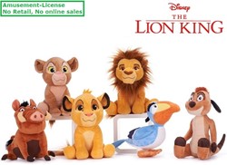 Disney Lion King Peluche 6 assortitis 30cm
