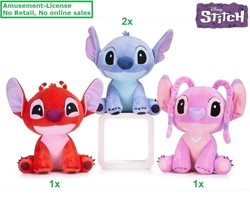 Disney Lilo & Stitch Pluche 3 assorti 25cm