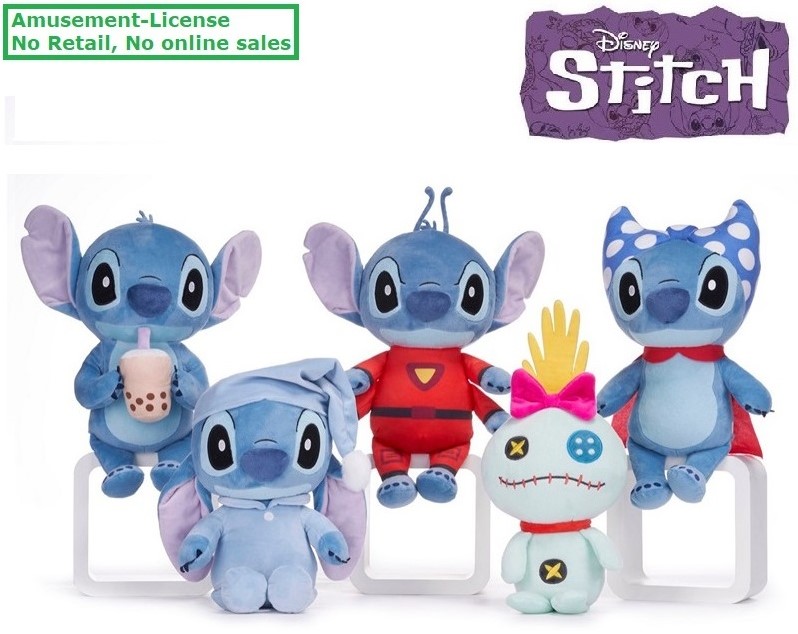 Disney Lilo & Stitch Iconic Plush 5 assorted 30cm