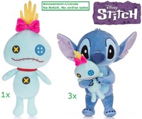 Disney Lilo & Stitch Plusch Stitch + Scrumpy 2 sortiert 30cm