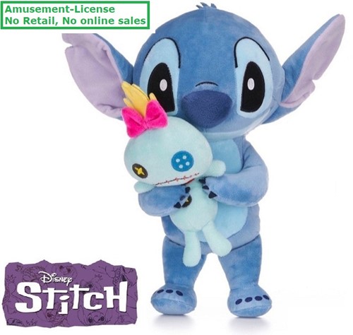 Disney Lilo & Stitch Plusch Stitch + Scrumpy 2 sortiert 30cm-2