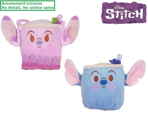 Disney Lilo & Stitch Pluche Munchlings 2 assorti Stitch / Angel 17cm