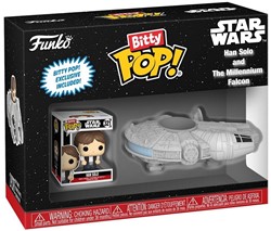 Funko Bitty POP! Rides Star Wars Han Solo with The Millenium Falcon