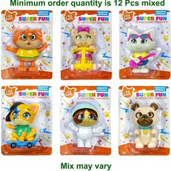 44Cats Super Fun wind-up figure on card assorted 9,5x13cm