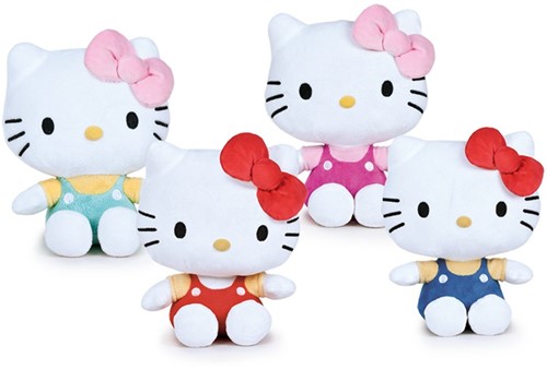 Hello Kitty pluche 4 assorti 15cm