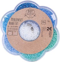 DIY handmade kralenset Flower 10,5cm (Voorgeprijsd Eur. 2,-)-3