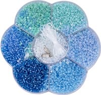 DIY handmade kralenset Flower 10,5cm (Voorgeprijsd Eur. 2,-)-2