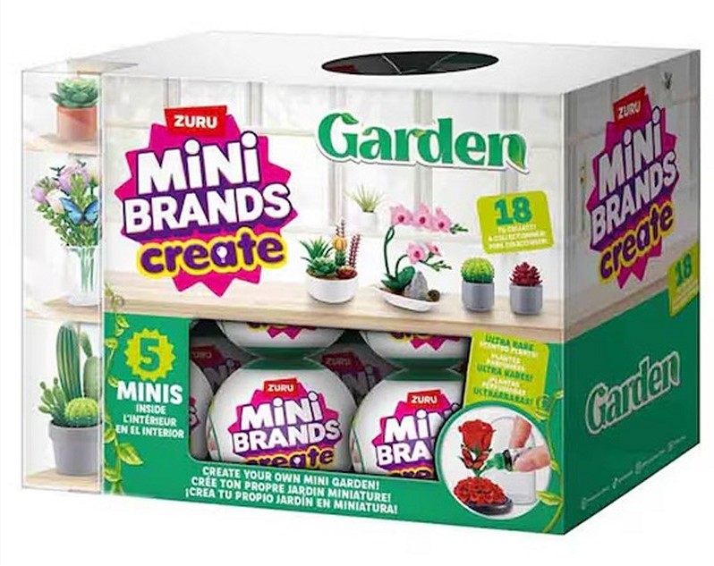 Zuru Mini Brands Create Garden Surprise Ball 10 cm Mini plantes ...