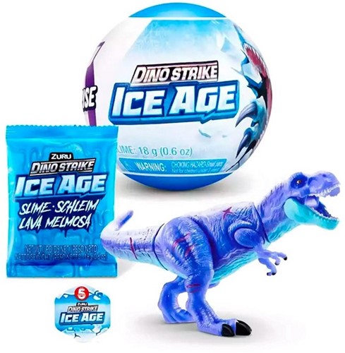 Zuru 5 Surprise verrassingsbal 9cm Dino Strike Ice Age assorti in display (24)