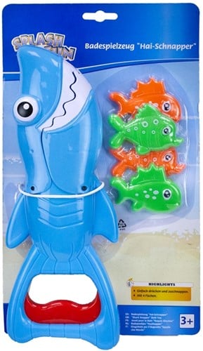 Splash & Fun Badspeelgoed Haai happer 20x34cm