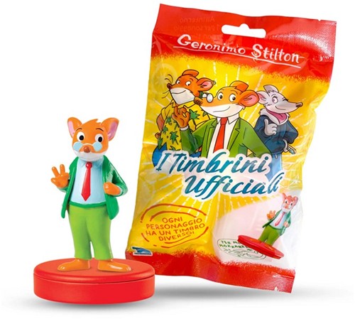 Geronimo Stilton timbro 7cm assortitis in Blindbag 11,5x20cm-2