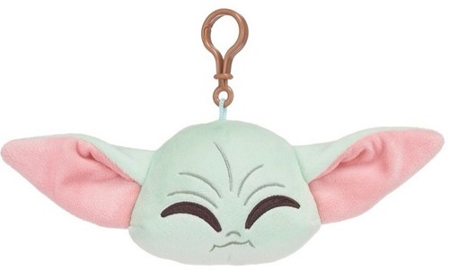 Disney Mandalorian Pluche Bagclip Head 3 assorti 8x26cm-2