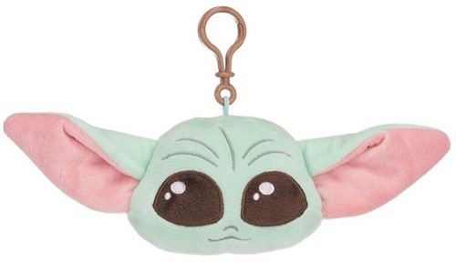 Disney Mandalorian Pluche Bagclip Head 3 assorti 8x26cm-3