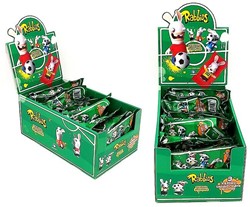 Rabbids Verrückte Fussballa Blindbag 12x16cm avec figurine de collection de 6,5 cm assortie dans un présentoir (16)