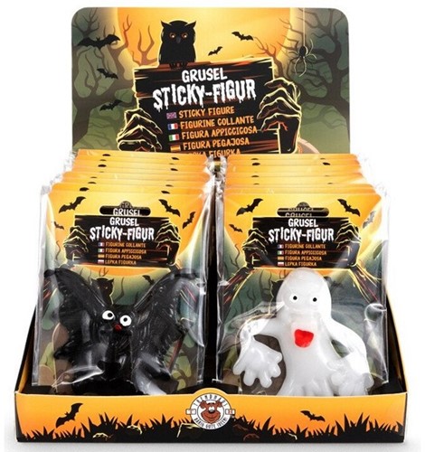 Trendhaus Zombie Zone Figurina Sticky Spaventosa 4 Pezzi 14x10cm Espositore (16)