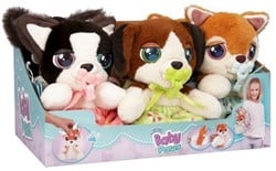 Mini Baby Paws Peluche Cane in sacchetto con suono 15 cm in espositore (6)