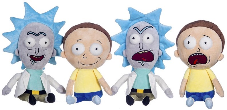 rick and morty soft toys