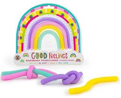 Trendhaus Good Feelings Powerstrings Confezione da 4 Arcobaleno 16,5x19 cm (12)