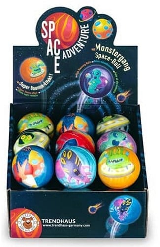 Trendhaus SPACE ADVENTURE Monstergang High Bouncing Space-Ball 6cm 6 asorti in display (18)