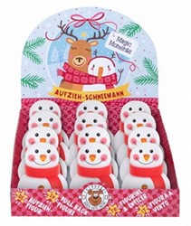Trendhaus Magic Moments Pull Back Pupazzo di neve 5 cm in espositore (12)