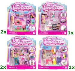 Mini Barbie Land Playset Muñeca  14x15cm surtidos en Expositor (6)