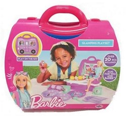 Barbie Glamping Playset in koffer 22x24cm