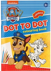 Paw Patrol Libro da colorare "Dot To Dot" (32 pages + 1 Sticker Sheet) 21x29,5cm
